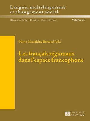 cover image of Les français régionaux dans lespace francophone